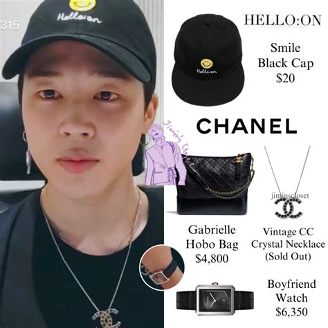 bts chanel brooch|bts jimin channel style.